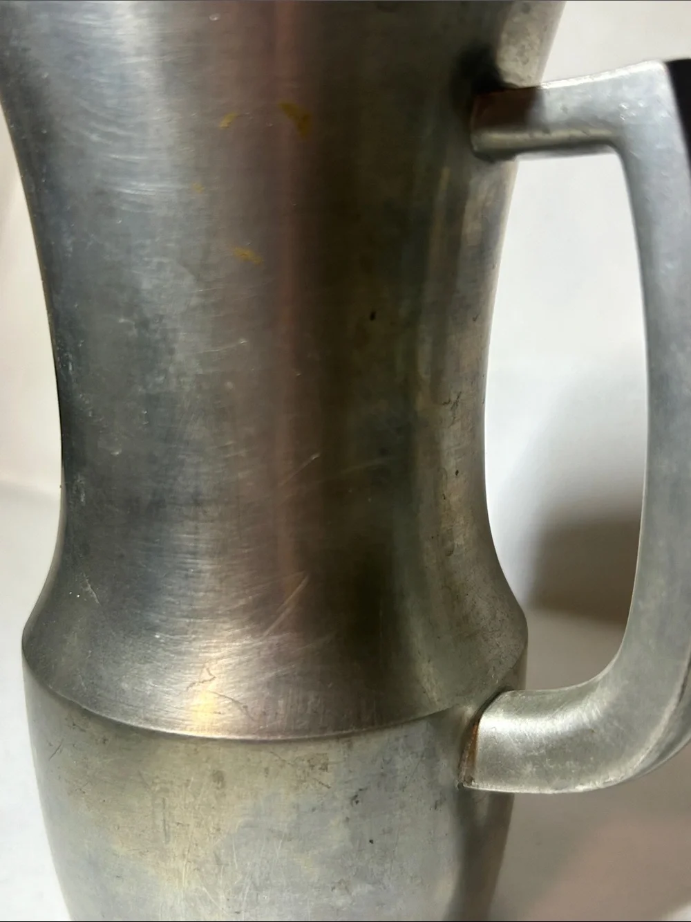 Towle Newburyport Pewter Small Pitcher / Creamer (Model 8644) & goblet